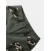 Men Outdoor Camouflage Patchwork Zip Tiered Designed Multi Pocket Utility Overalls