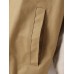 Mens Contrast Zip Front Baseball Collar Raglan Sleeve Cotton Jacket